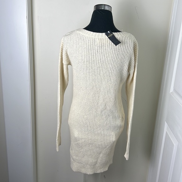 Hollister Cable Knit CrewNeck Sweater Dress Size Small - Picture 6 of 15